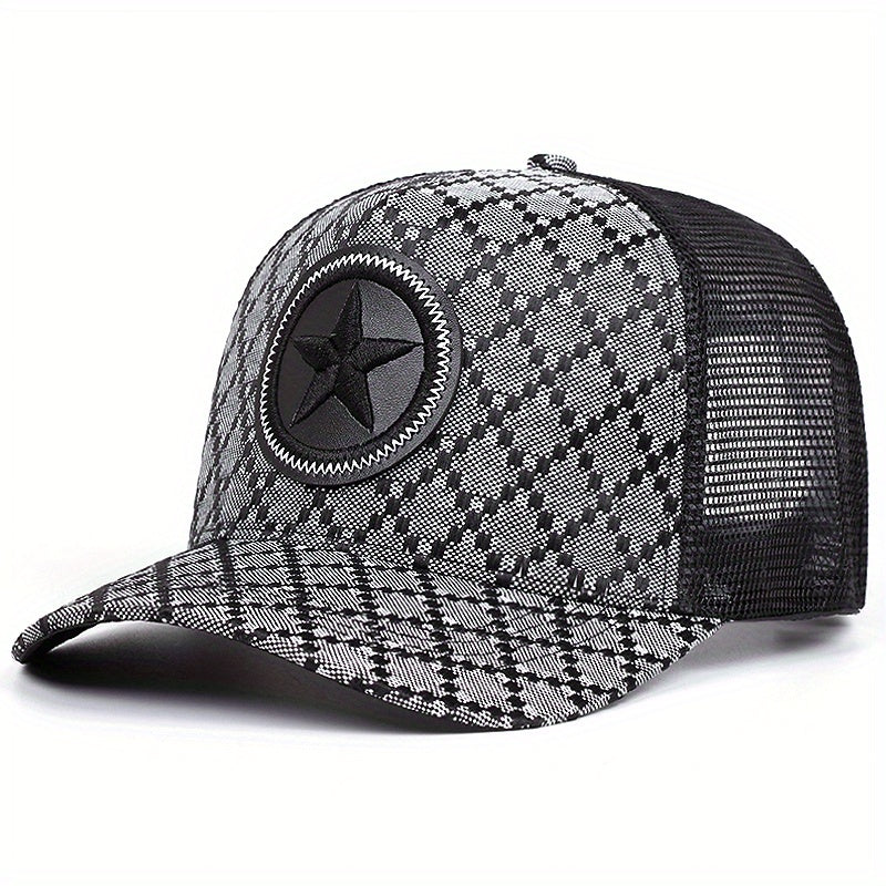 2025 new Men's outdoor sports baseball cap Flat top Cool Bill Hip Hop cap