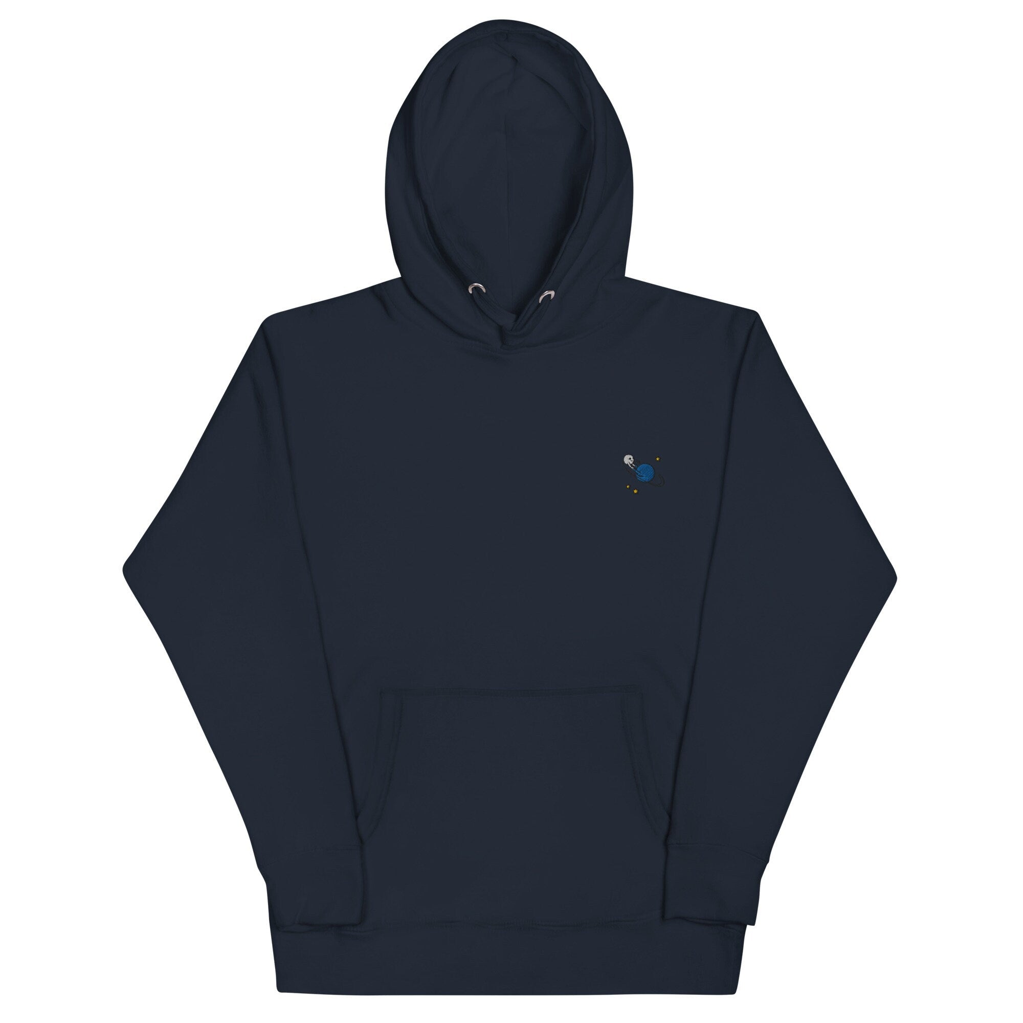 Orbit Unisex Hoodie, Handmade Embroidered Hoodie, Premium Hooded Sweater, Hoodie Embroidery - Multiple Colors