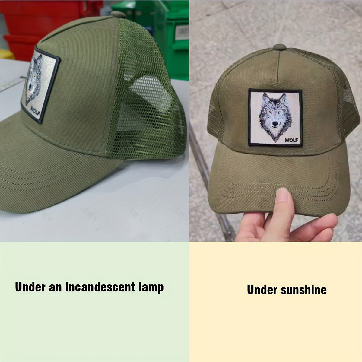 Men'S & Women'S Wolf Embroidery Snapback Trucker Hat - Breathable, Fitted, All-Season Outdoor Sports Cap with Adjustable Sizing, Outdoor Sports Cap|Adjustable Headgear|Snapback Closure