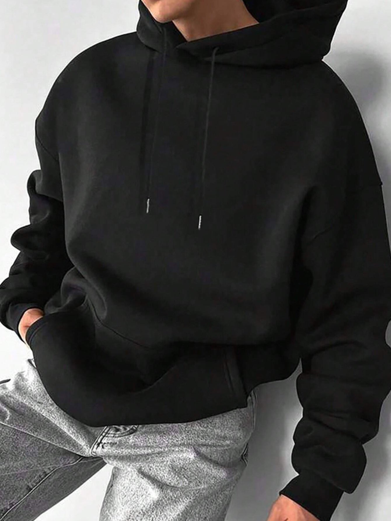 Men's Jacksonville Football-Themed Hoodie - Casual Cotton Blend, Long Sleeve Pullover with Drawstring & Kangaroo Pocket, Black with JAGUAR Graphic, Football Hoodie
