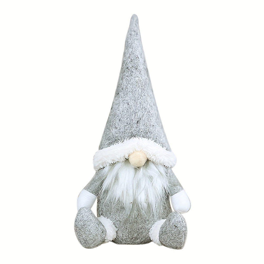 [Halloween Gnome Doll] Tomte Scandinavian Nisse Elf Dwarf Faceless Gnome Doll | Halloween Gnomes Plush with Spider Ornaments Halloween Witch Gnomes Home Tiered Tray Decorations