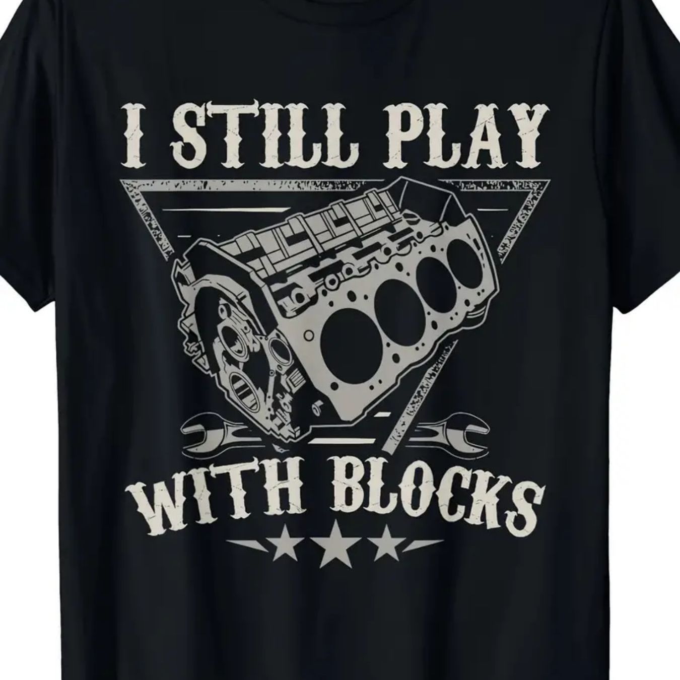 Retro Street Element Printed T-Shirt, Classic Letter Pattern Pure Cotton Short Sleeve 220G