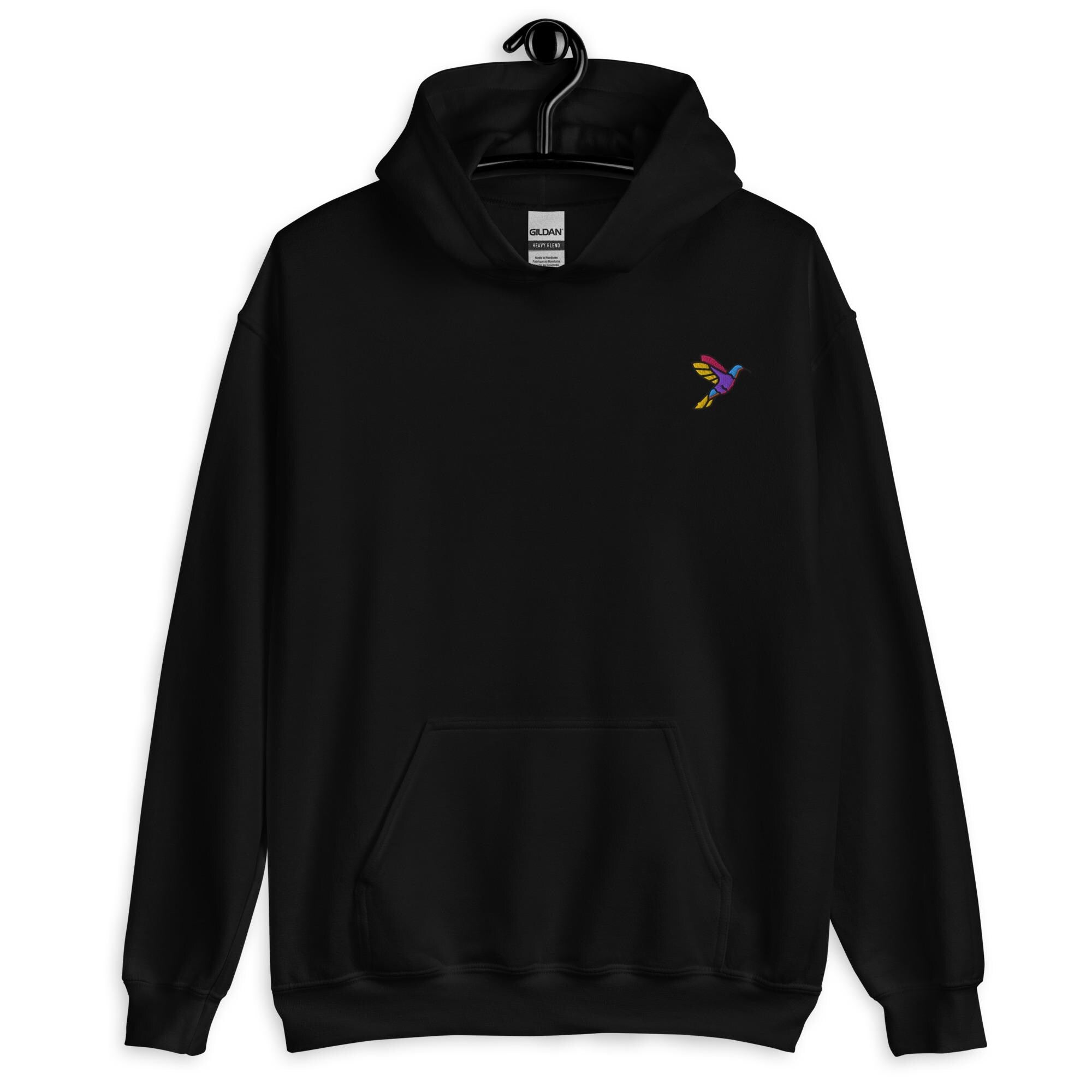 Hummingbird Embroidered Hoodie, Bird Lover Hoodie, Bird Hoodie, Humming Birds Gift, Bird Lover Gift
