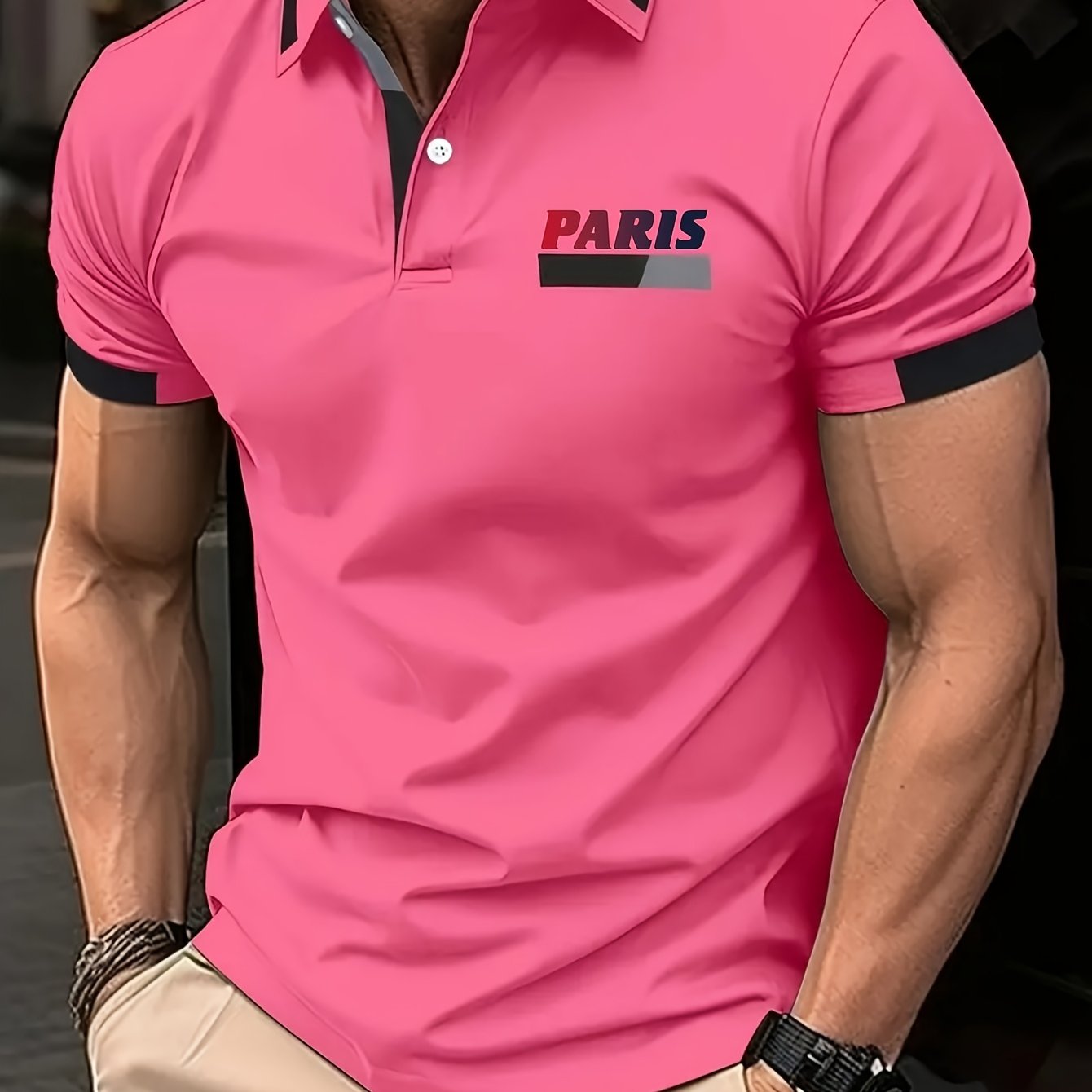 Men's Summer Fashion Shirt - Casual Button-Up with 