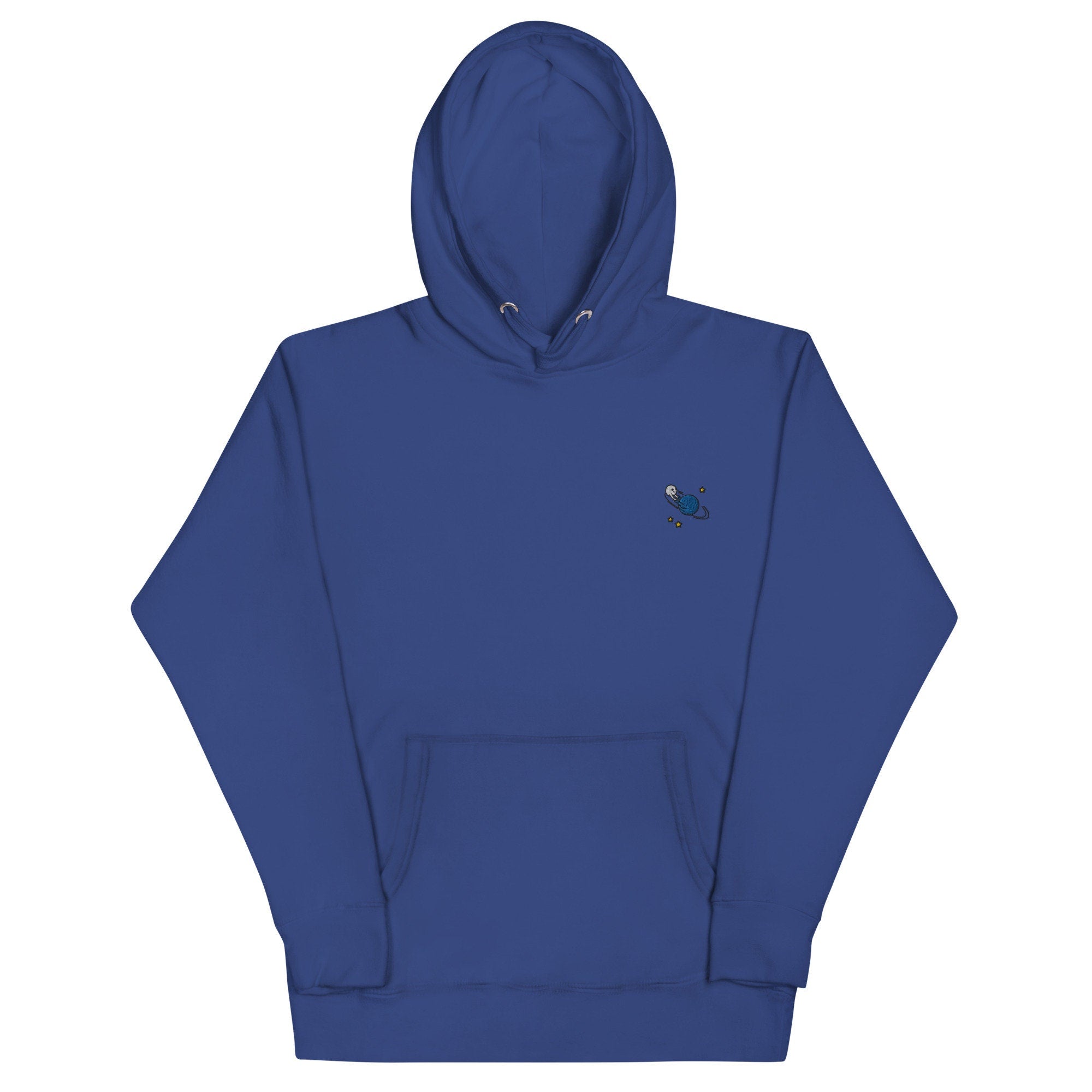 Orbit Unisex Hoodie, Handmade Embroidered Hoodie, Premium Hooded Sweater, Hoodie Embroidery - Multiple Colors