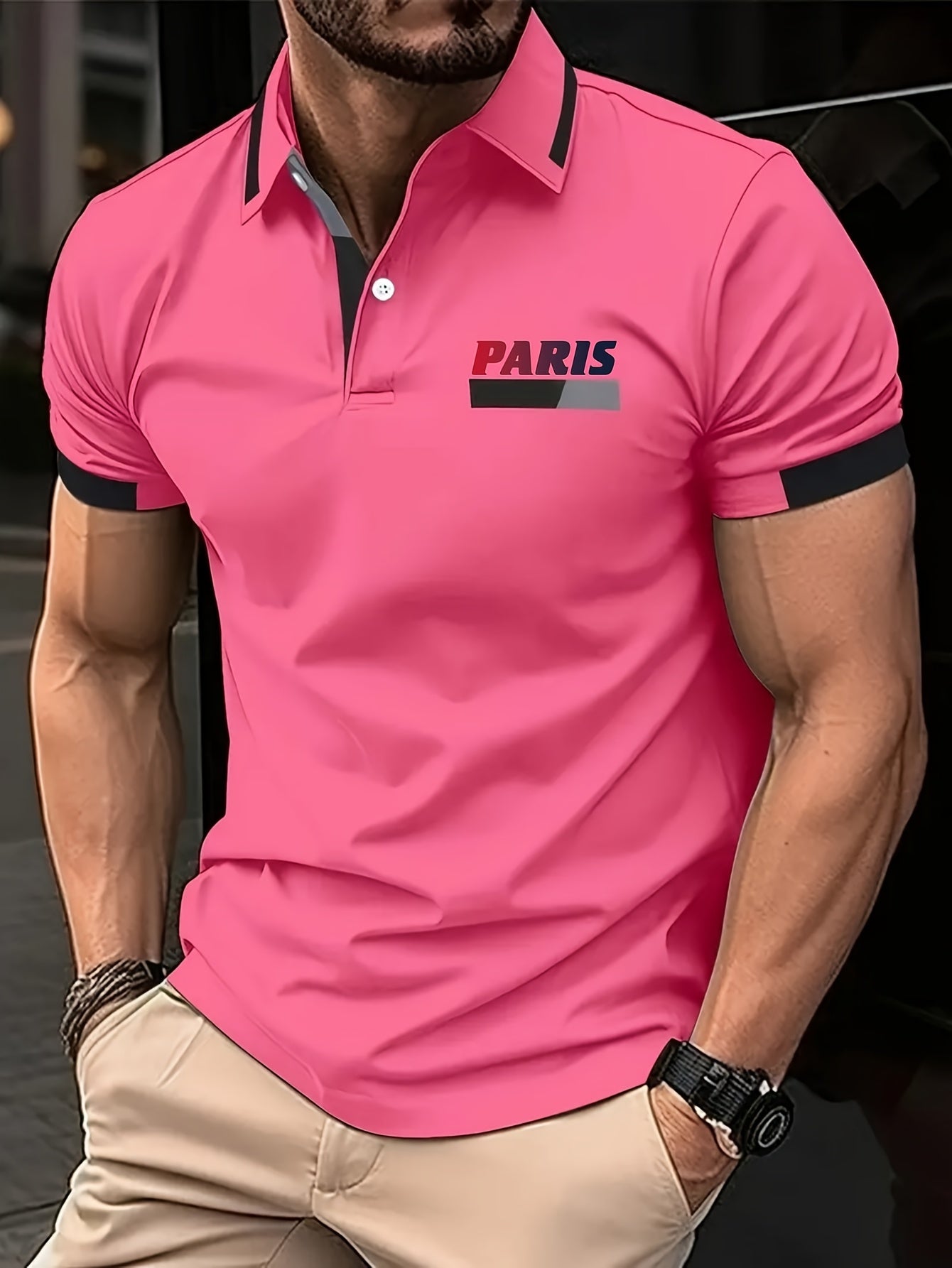 Men's Summer Fashion Shirt - Casual Button-Up with 