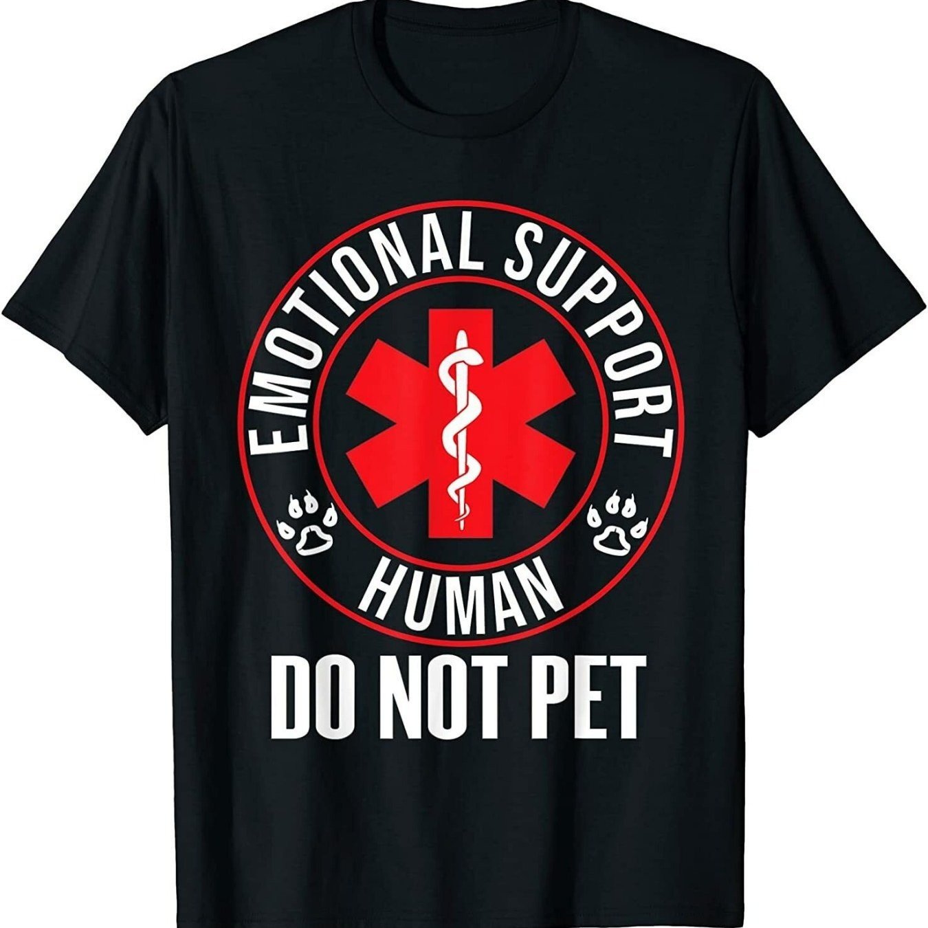 [LIMITED Emotional Support T-Shirt] NEW LIMITED Emotional Support Human Do Not Pet Service Dog T-Shirt - MADE IN USA
