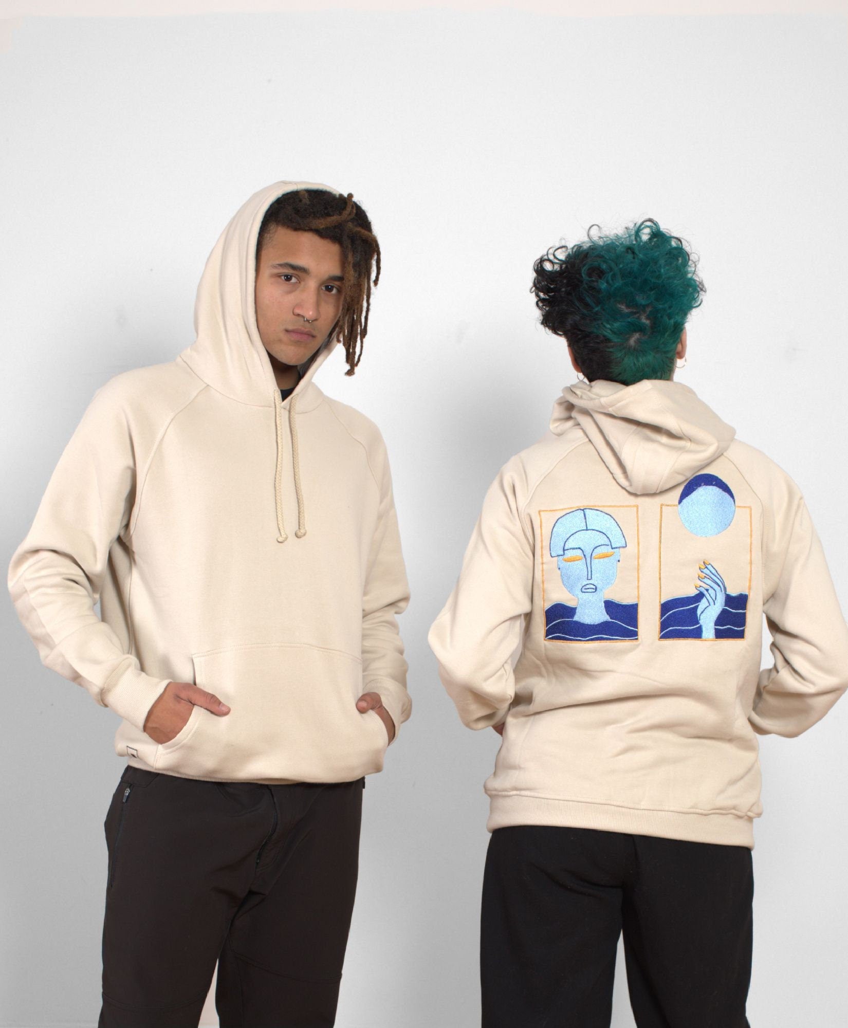 100% Cotton Unisex Embroidered Hoodie