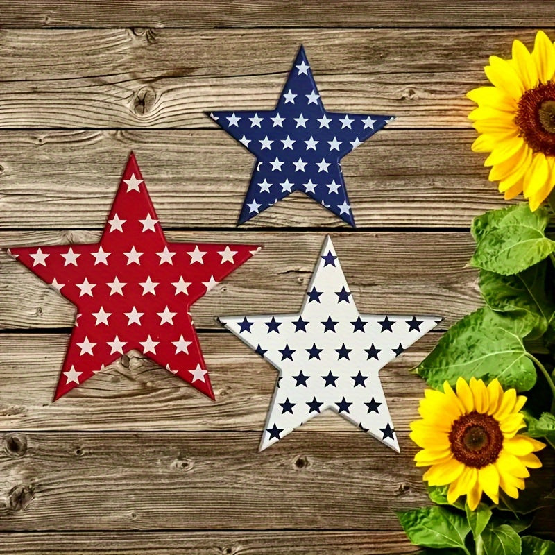 [Patriotic Wooden Decor] 4th of July Patriotic Wooden Decorations | Great for Independence Day Table Decorations, Party Supplies, and Gift Giving