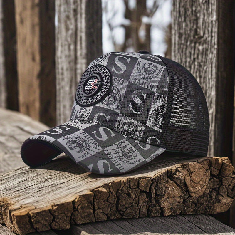 Men's Trendy Baseball Cap - Fashion Visor, Casual Trucker Hat for Daily Wear