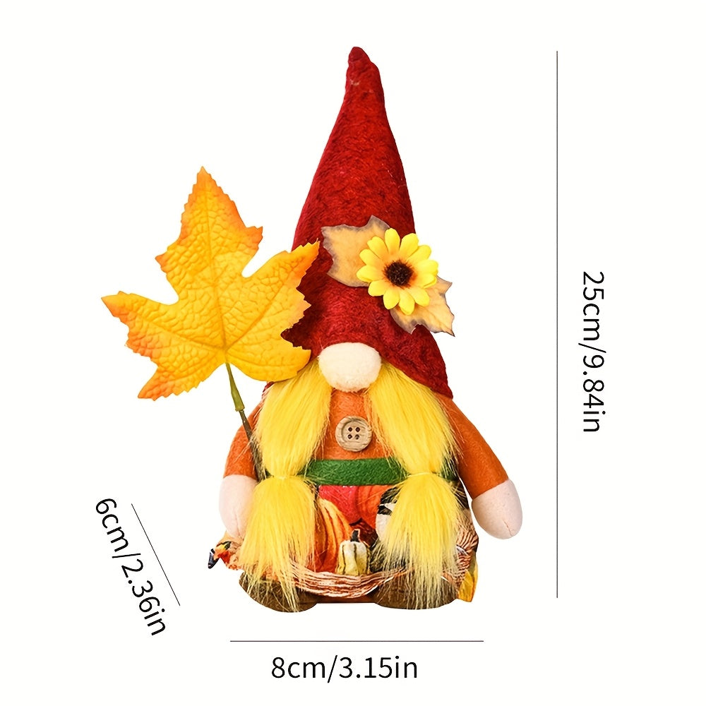 [Halloween Gnome Doll] Tomte Scandinavian Nisse Elf Dwarf Faceless Gnome Doll | Halloween Gnomes Plush with Spider Ornaments Halloween Witch Gnomes Home Tiered Tray Decorations