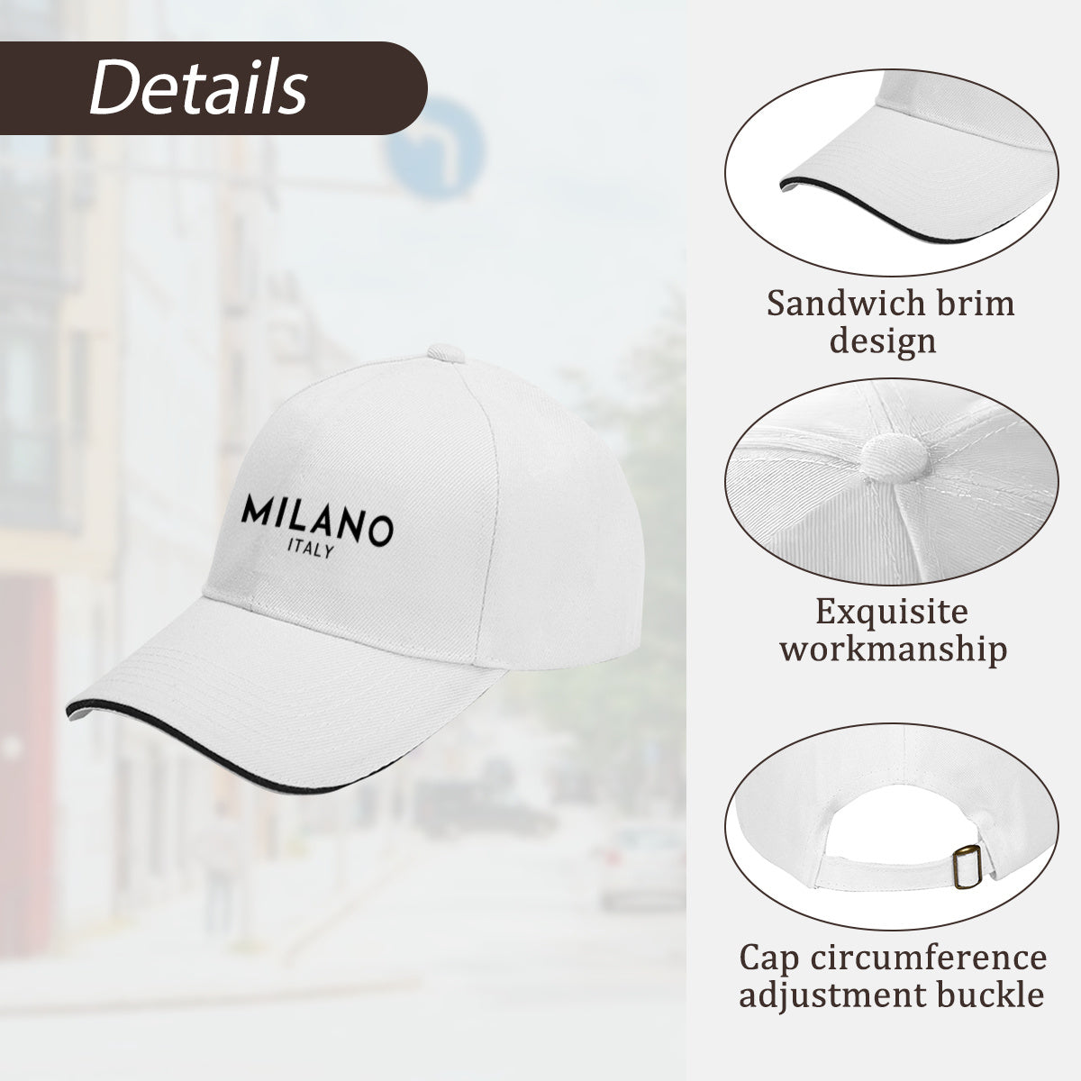 Baseball Cap - Casual Style Polyester Cap for Fishing, Camping, Hip Hop, Dad Cap, Trucker Cap - Unisex Seasonal Sports Cap