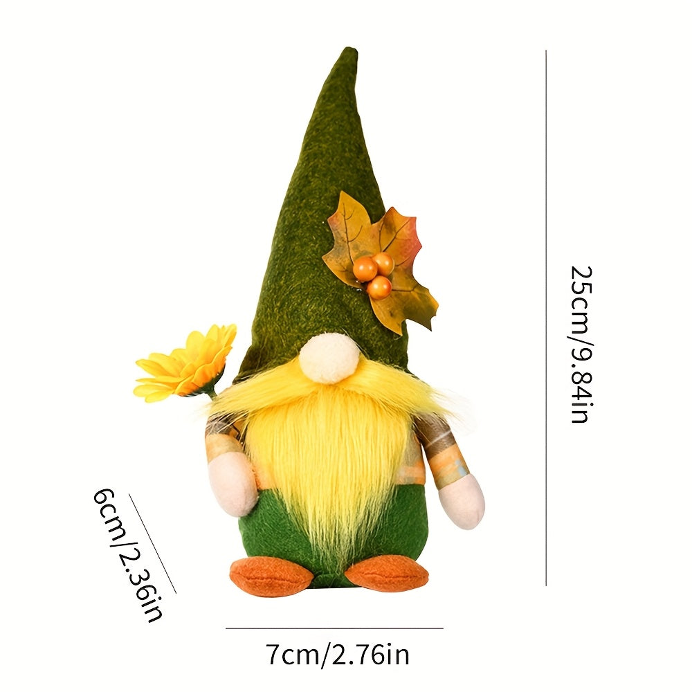 [Halloween Gnome Doll] Tomte Scandinavian Nisse Elf Dwarf Faceless Gnome Doll | Halloween Gnomes Plush with Spider Ornaments Halloween Witch Gnomes Home Tiered Tray Decorations