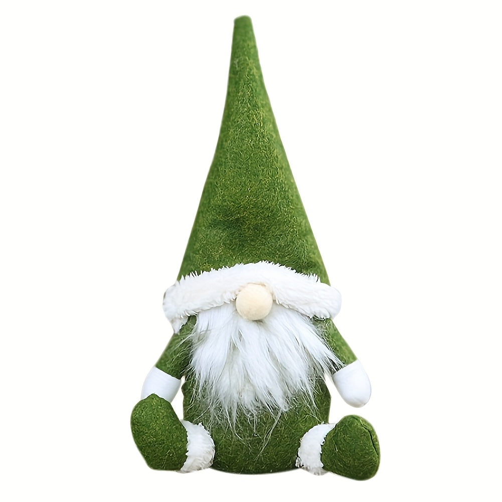[Halloween Gnome Doll] Tomte Scandinavian Nisse Elf Dwarf Faceless Gnome Doll | Halloween Gnomes Plush with Spider Ornaments Halloween Witch Gnomes Home Tiered Tray Decorations