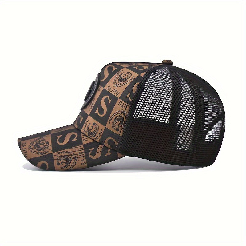 Men's Trendy Baseball Cap - Fashion Visor, Casual Trucker Hat for Daily Wear