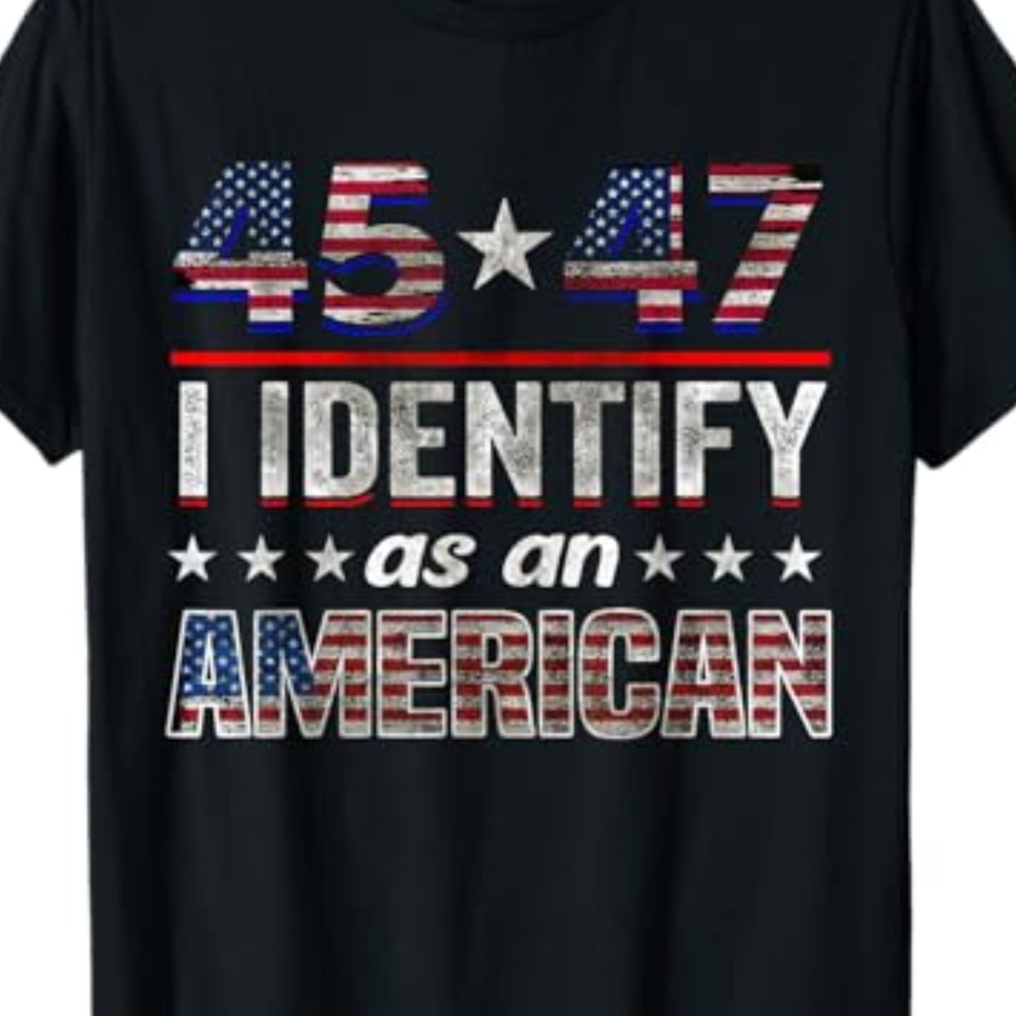 Patriotic American Flag Cotton T-Shirt for Men - 