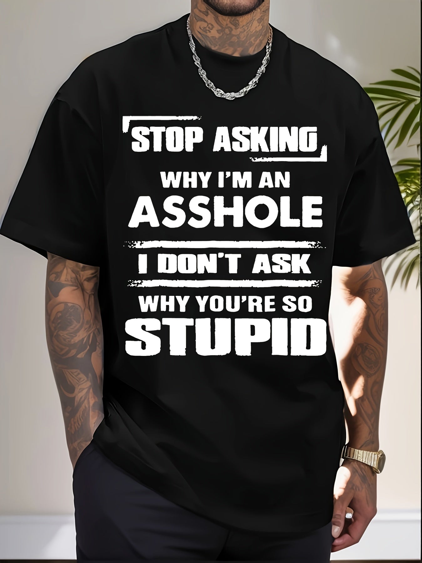 Stop Asking Why I'm An Ashoole T-Shirt 100%cotton - 220g