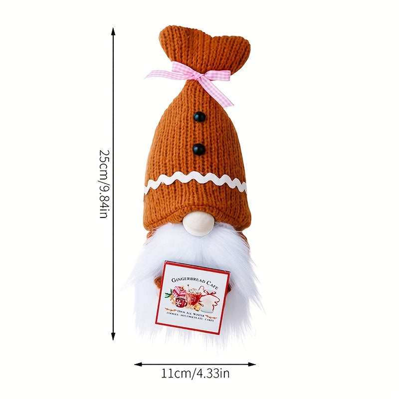 [Halloween Gnome Doll] Tomte Scandinavian Nisse Elf Dwarf Faceless Gnome Doll | Halloween Gnomes Plush with Spider Ornaments Halloween Witch Gnomes Home Tiered Tray Decorations