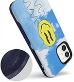 Casely iPhone Case | On Cloud Nine | Glitch Smiley Face | Compatible with MagSafe | Bold Protective Design