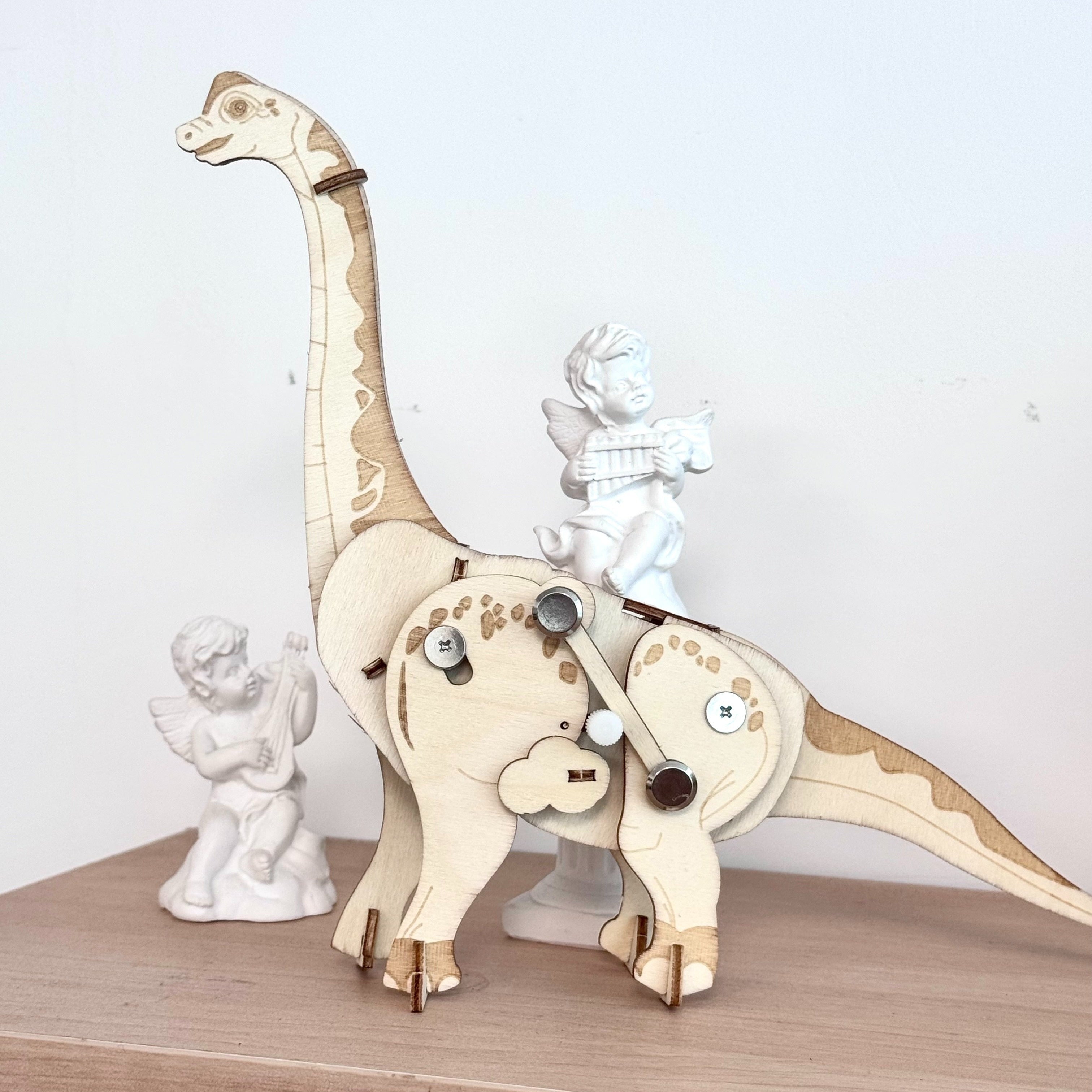 [3D Wooden Puzzle] Handmade 3D Wooden Puzzle Boards | 1 Pack For Animals Walking Educational Animal Puzzle Toys | Perfect Gifts For Christmas Halloween And Thanksgiving