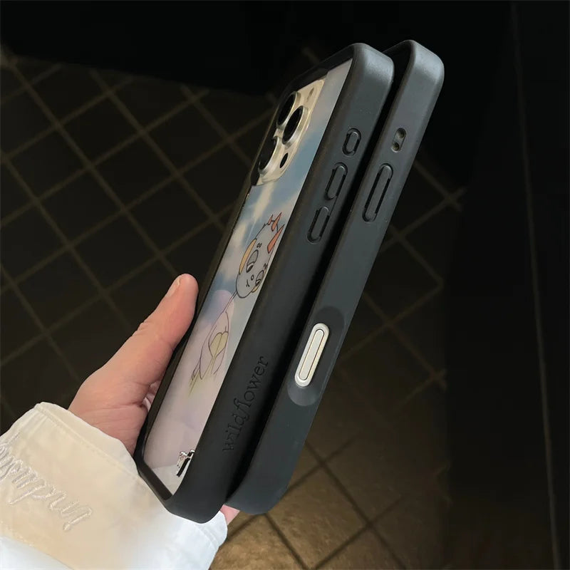 Fashion New Wildflower fawn 3D Cartoon Phone Case for iPhone 16 15 14 Plus 16 15 14 13 12 Pro Max WF Girl Angel Cover Funda 2025