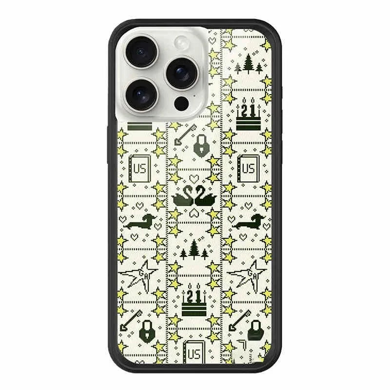 Wildflower cute Polka Dot Love plaid phone case iPhone13 Pro 14 Pro 15 Pro 14plus 16promax 12 WF acrylic stylish back cover