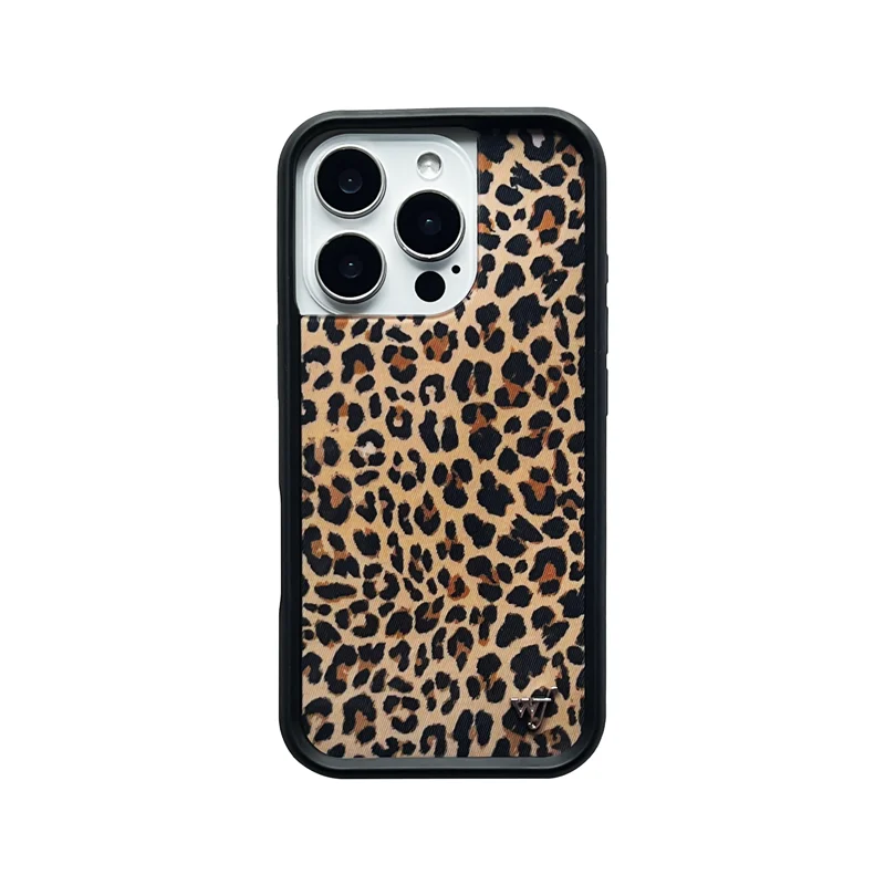 Wildflower 3D Leopard print Polka Dot phone case iPhone16 15 14 Plus 12 13pro 14pro 15pro 16pro WF Cute plaid food cartoon cover