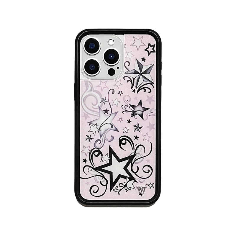 Wildflower 3D Girl Bear High Heels Phone case for iPhone 15 14 13 Pro Max 12 13 14pro 15pro WF Animal Cute cartoon cover bottom