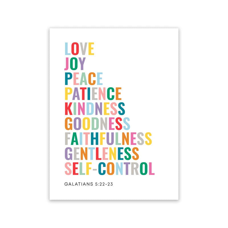 Kids Positive Affirmation Art Prints Mindfulness Poster Self Confidence Quotes Canvas Painting Wall Art Pictures Classroom Decor