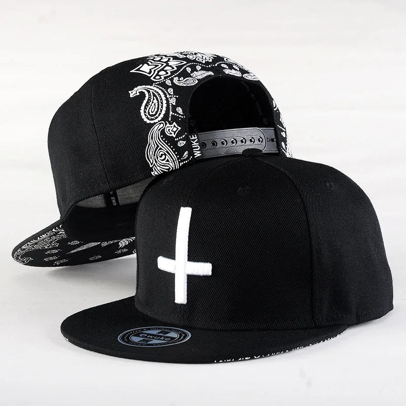 2019 New Snapback Baseball hat Ten times embroidery Adjustable Hats  For youth Men Women Fashio Cap Flat trend street dance caps