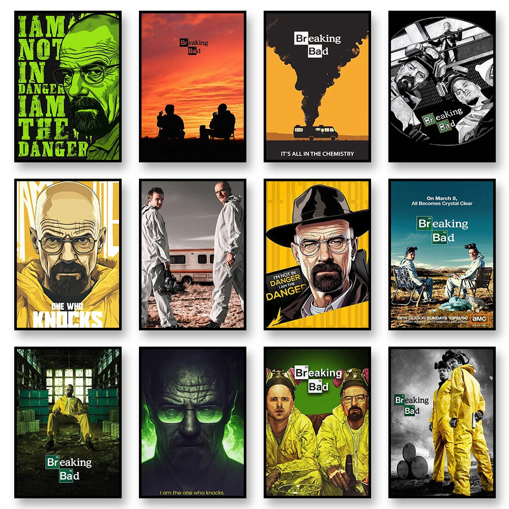 Breaking Bad TV Canvas Wall Art Print Poster Movie Art Decorative Painting Modern Home Decor Gift Unframed