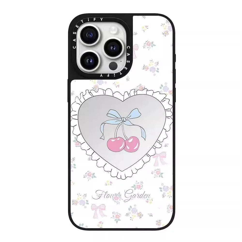 for CASETi collaboration floral love rabbit Apple iPhone 16 ProMax phone case 15141312