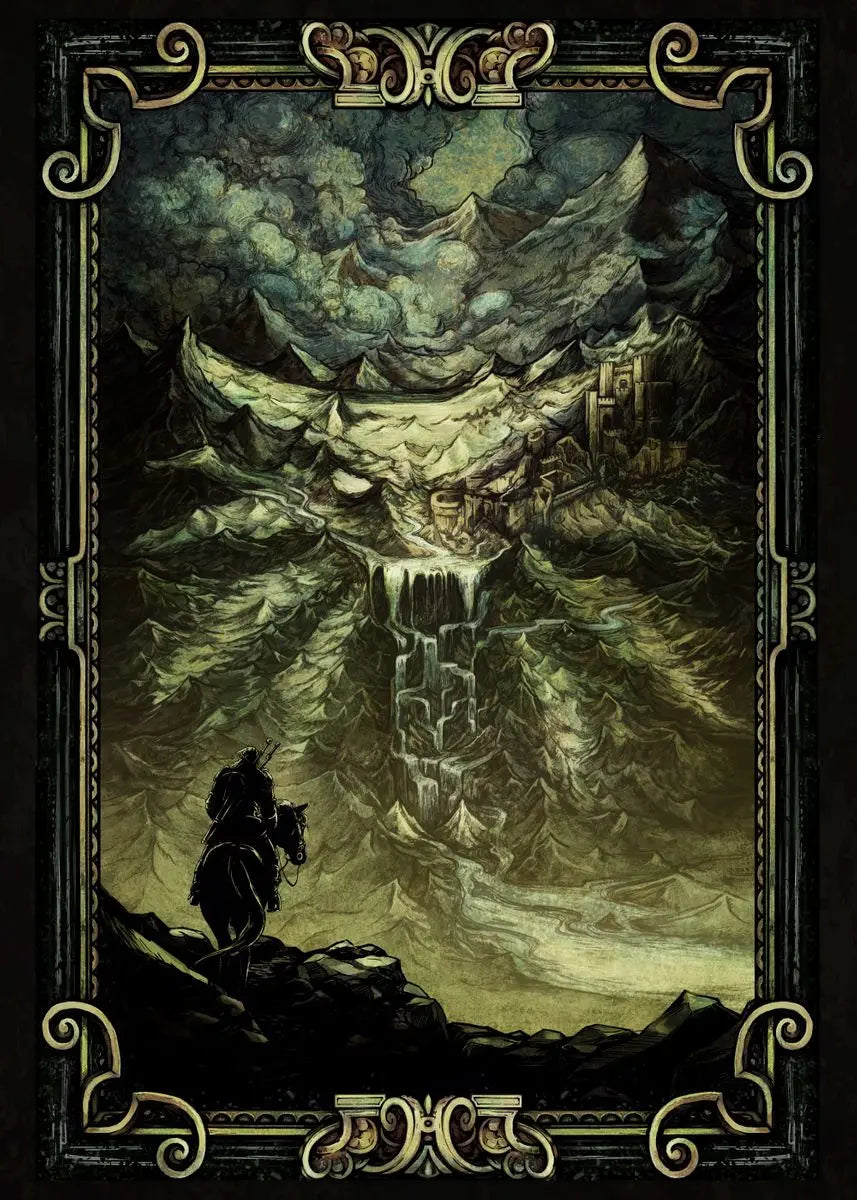 Witch Wolf Swallow G-Gwent Characters Movie Poster Canvas Painting Posters and Prints Wall Pictures For Living Room Home Decor