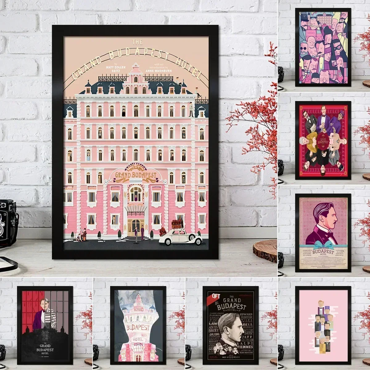 Classic Movies The Grand Budapest Hotel Canvas Painting Posters and Prints Wall Art Pictures for Living Room Decoration