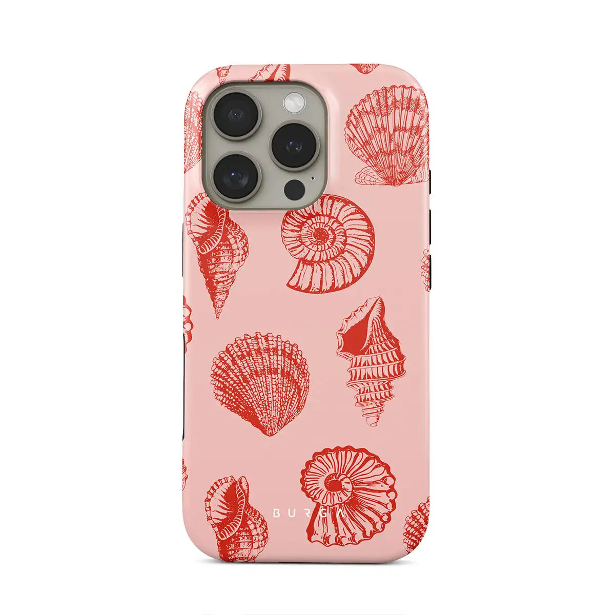 Coastal Treasure BURGA Phone Case for iPhone 16 15 14 13 12 11 X XS XR XSMAX 7 8 Pro Max Plus Luxury Double-layer Back Cover