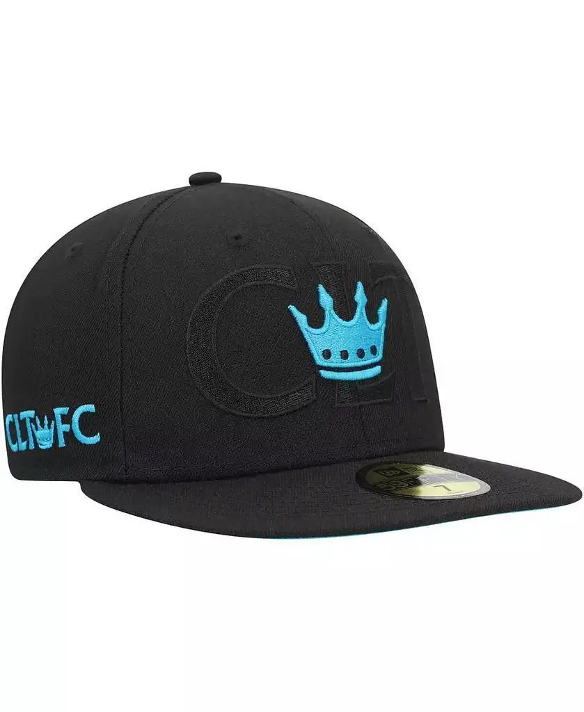 New Era | Men's Black Charlotte FC Kick Off 59FIFTY Fitted Hat