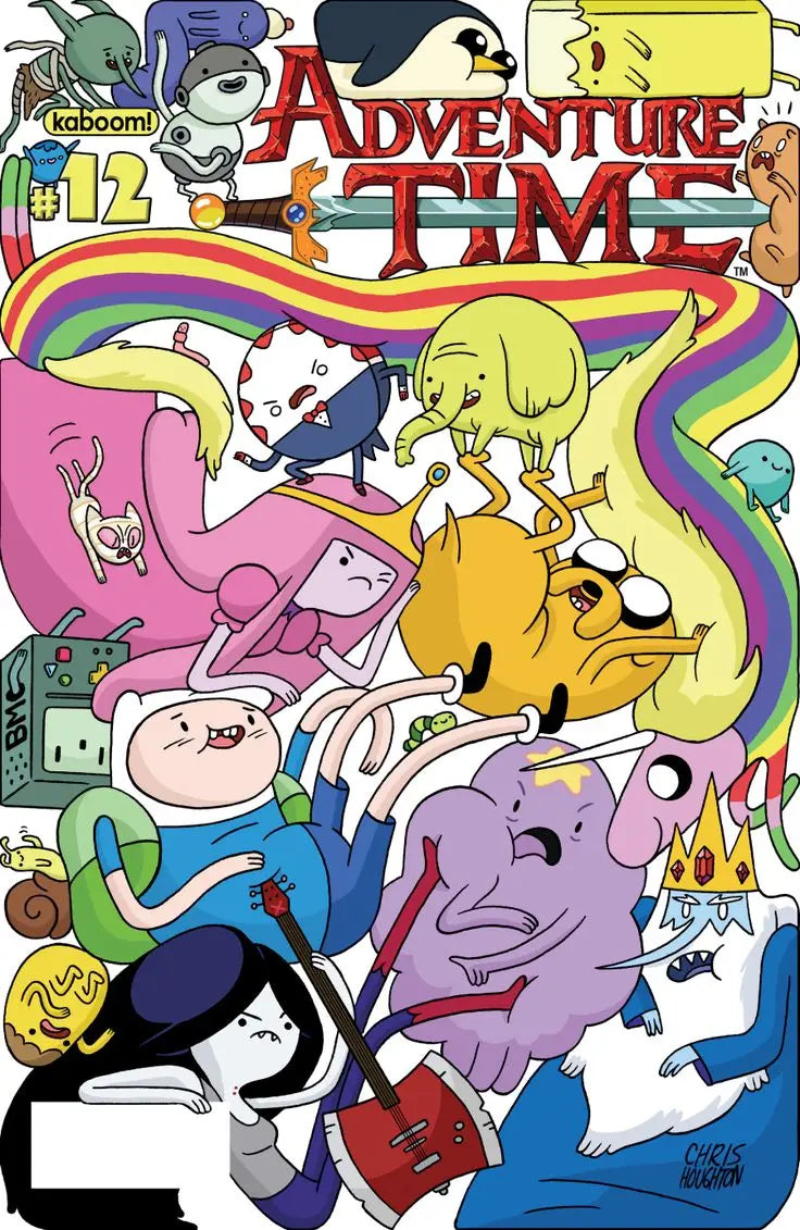 Cartoon Adventure Time Classic Movie Posters Print Canvas Painting Fancy Wall Art Picture for Living Room Bar Home Decor Mural