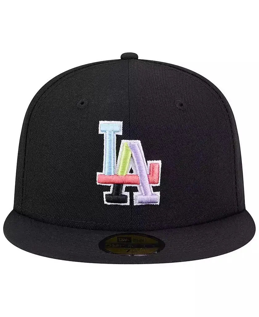 New Era | Men's Black Los Angeles Dodgers Multi-Color Pack 59FIFTY Fitted Hat