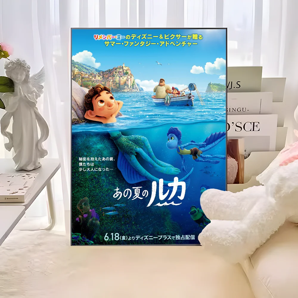 L-LUCA Movie Anime Posters Sticky HD Quality Wall Art Retro Posters for Home Kawaii Room Decor