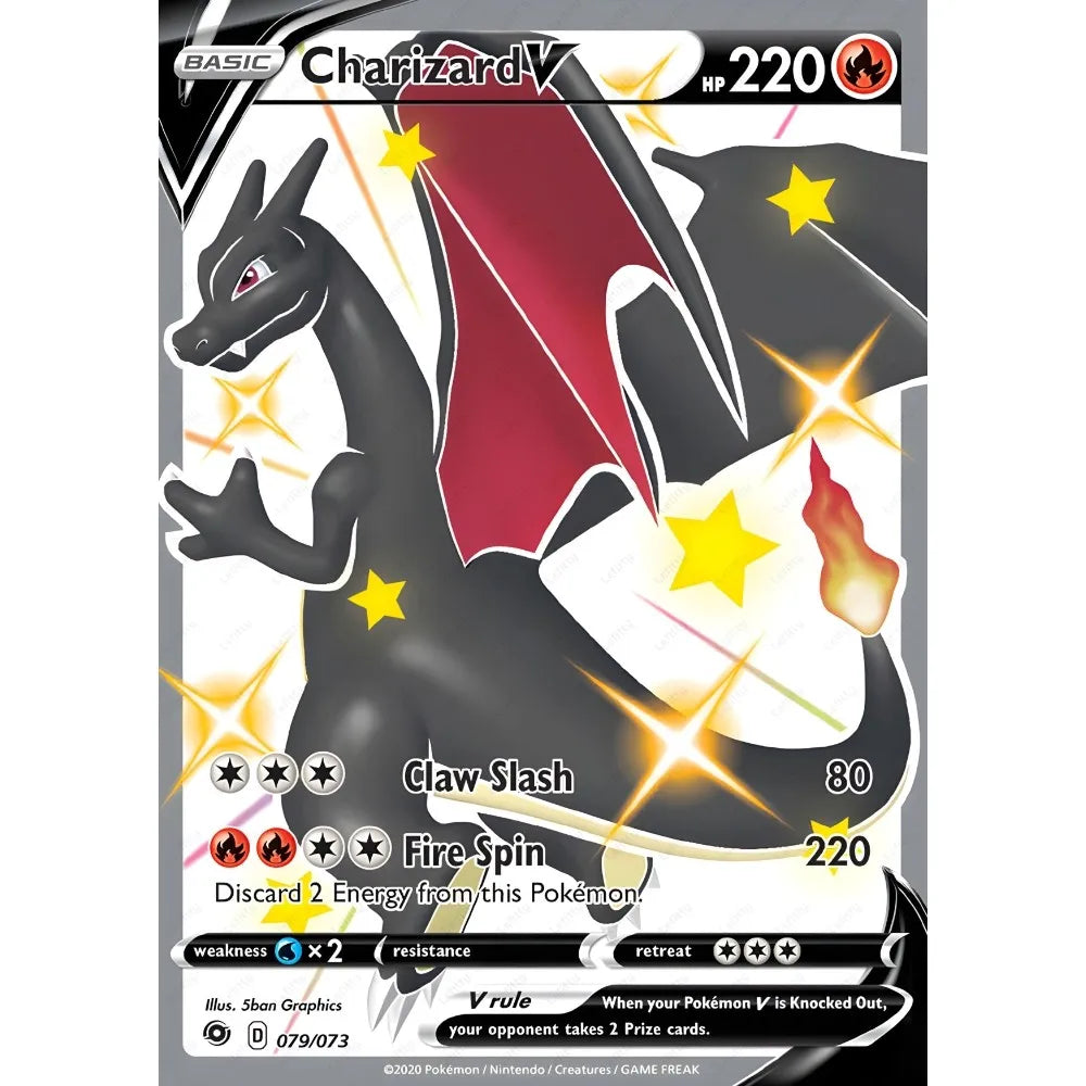 Japanese Anime Rare Charizard Cartoon Card Poster Sticky Wall Art Printing Waterproof Home Living Bed Room Bar Aesthetic Decor