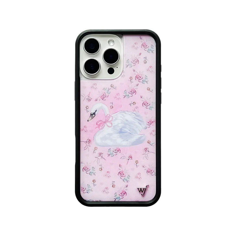 Wildflower 3D WF Metal Logo Anime Phone Case for iPhone 16 15 14 13 12 Pro Max Plus Lovely Dog Deer Camouflage Back Cover Funda