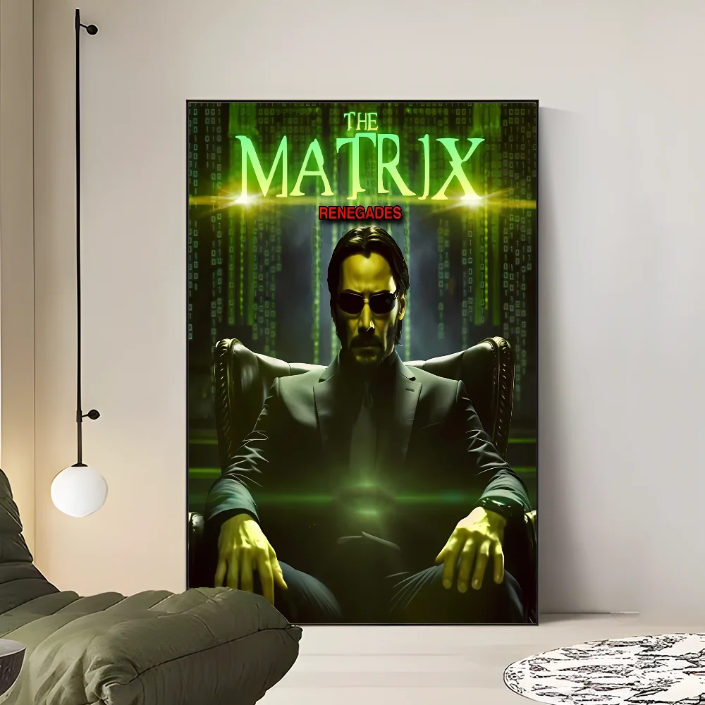 The Matrix Movie Sticky HD  Wall Art  Posters for Home Kawaii Room Decor Anime Posters Sticky HD Quality Retro  for Home