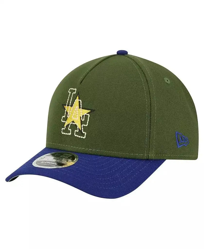 New Era | Men's Dark Green Los Angeles Dodgers City Feature 9Forty A-Frame Adjustable Hat