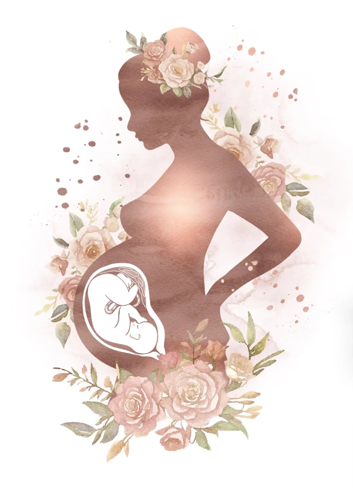 Female Anatomy Fertility Pregnancy Posters Prints Canvas Painting Wall Art Picture Gynecology Obstetrics Decoration Mural Gift