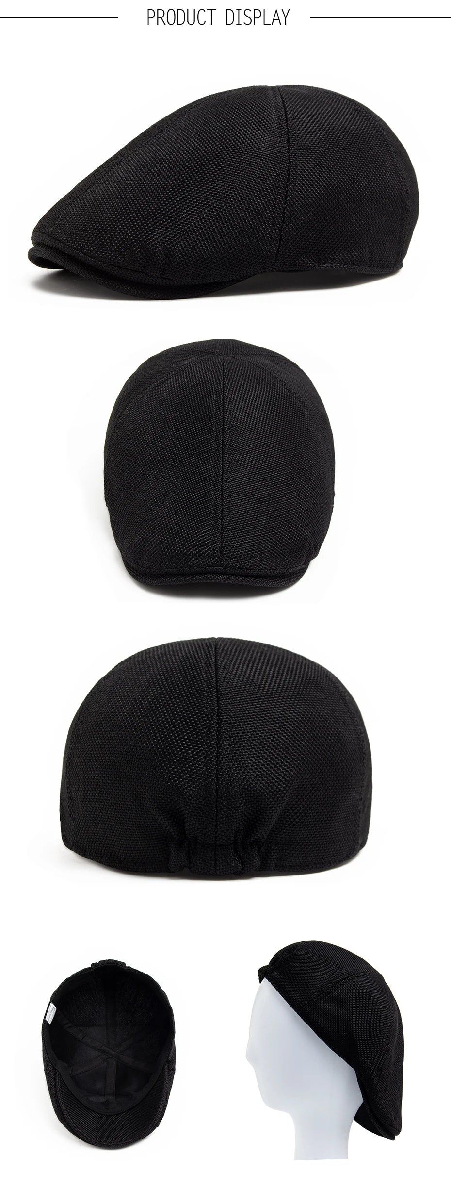 New Summer Linen Beret Men Sun Visor Flat Hat Women Fashion Berets Breathable Newsboy Cap Luxury Vintage Caps Unisex