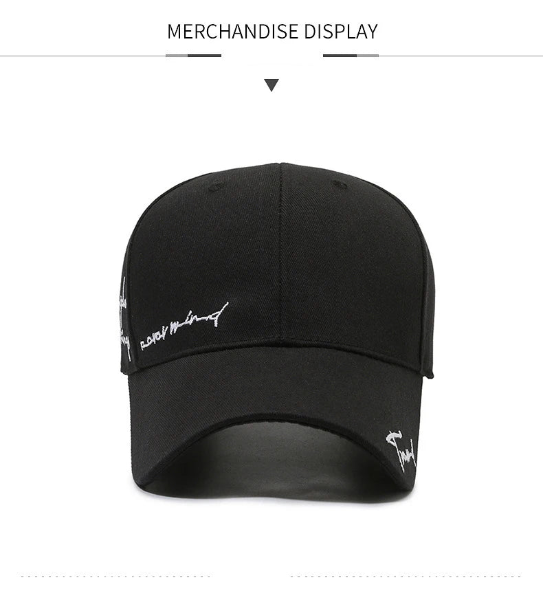 New Embroidery Baseball Cap For Men Women Hat Solid Sunscreen Baseball Hats Cotton Outdoor Sport Running Visor Casual Cap