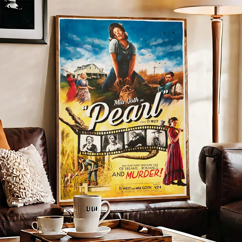 Pearl Posters 2022 Horror Movie Anime Posters Sticky Whitepaper Prints Posters Artwork Kawaii Room Decor
