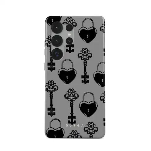 Keyholder BURGA Phone Case for Samsung Galaxy S25 S24 S23 S20 FE Plus Ultra 4G 5G Glossy Film Hard PC Cover