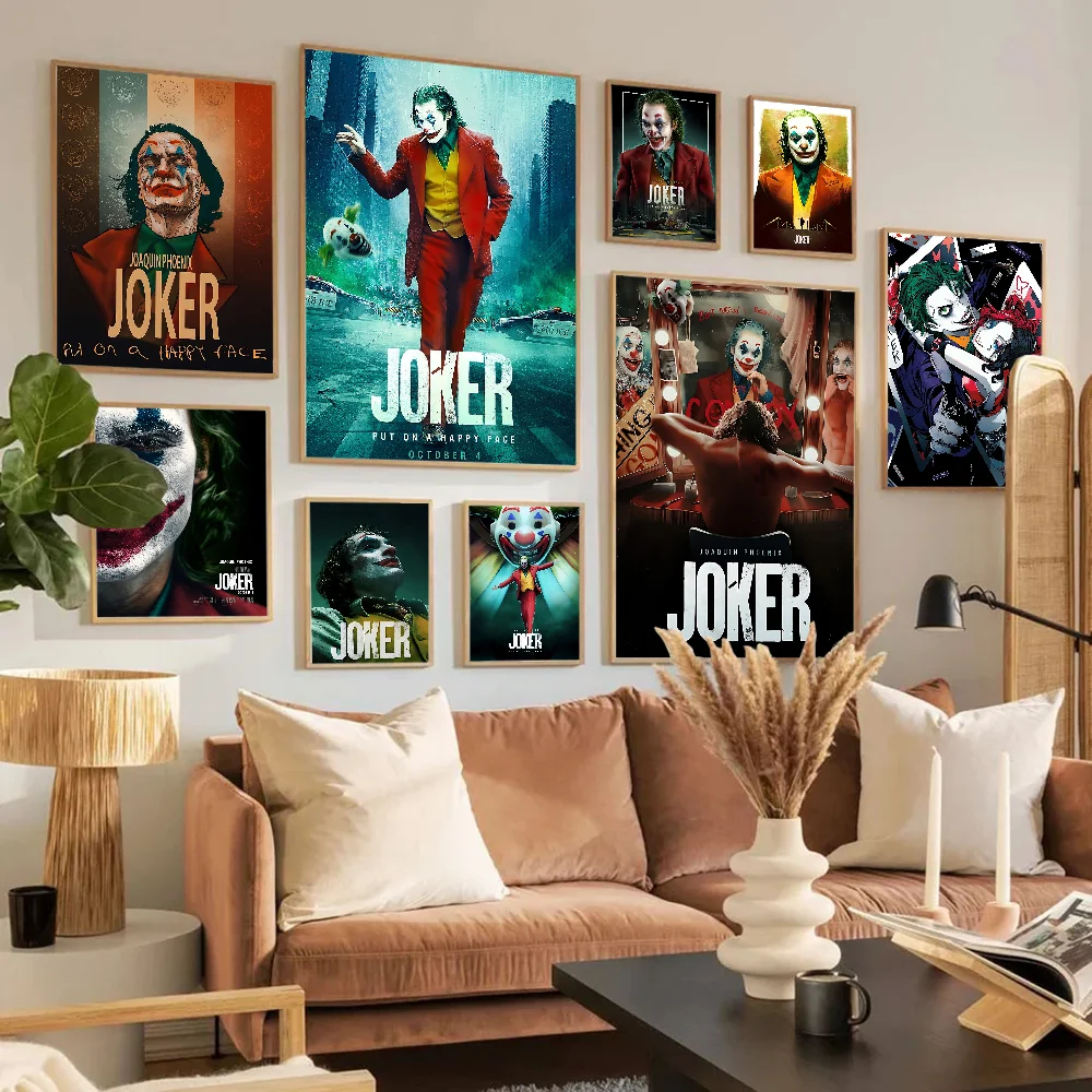 Joker Whitepaper Poster HD Quality Poster Wall Art Painting Study Room Wall Decor