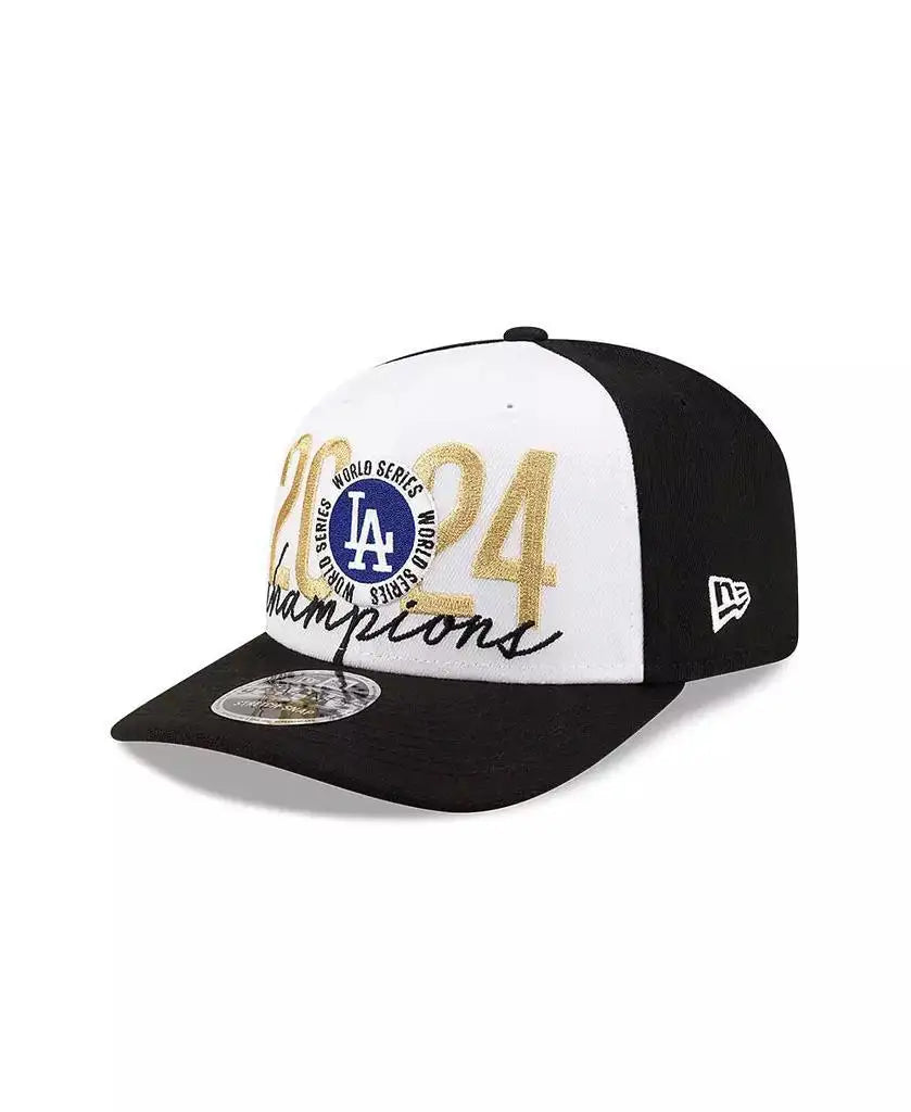 New Era | Men's Black Los Angeles Dodgers 2024 World Series Champions Locker Room 9SEVENTY Adjustable Hat